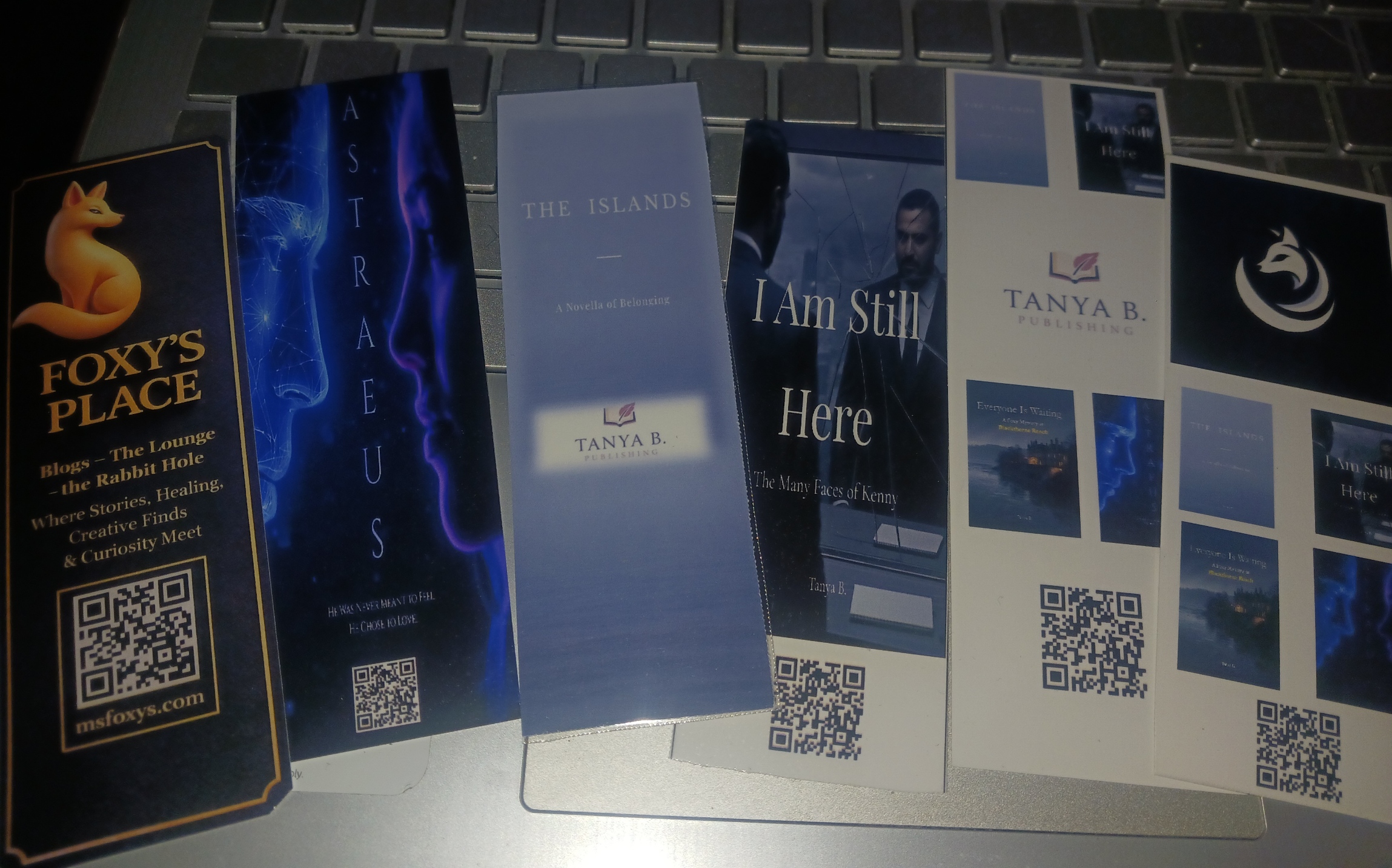 Limited edition bookmarks included with Everyone Is Waiting